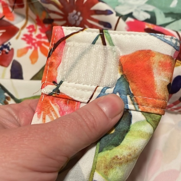 RipSkirt Playa Wildflower Watercolor Length 2 Wrap Skirt Floral Print Size Large - Picture 9 of 9